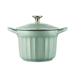 北鼎铸铁饭釜珐琅锅焖煮锅家用炖锅煲仔饭砂锅煲汤油炸锅16cm