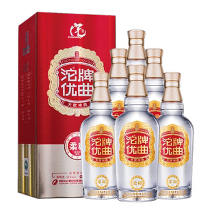 【酒厂直营】沱牌酒柔和优曲52度500ml浓香型高度六粮酿造白酒