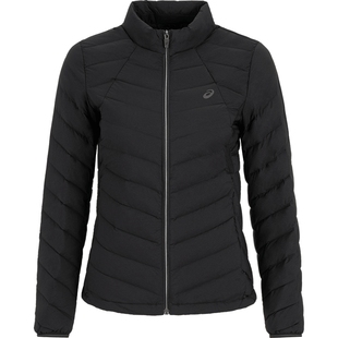 ASICS亚瑟士新款女式运动轻量羽绒夹克立领保暖羽绒夹克