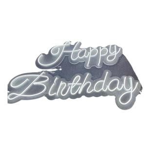 生日快乐灯牌led灯求婚跨境出口室内室外生日发光字母霓虹灯定制