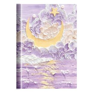 a4肤感笔记本子超厚胶套本厚本大本400页横线亲肤防水会议记录本学生专用记事本ins日记本b5文艺风办公软抄本