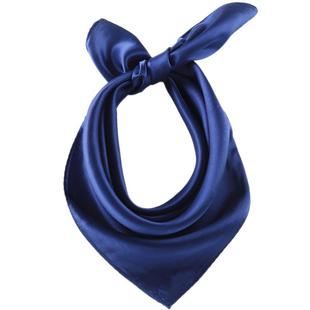 纯色丝巾真丝小方巾女2025新款桑蚕丝白色围巾杭州丝绸高级感围脖