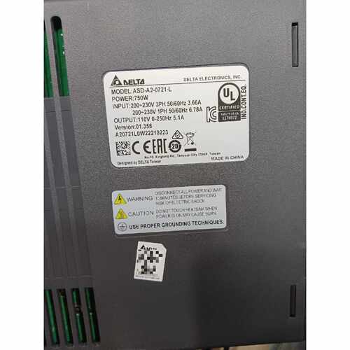 【维修议价】台达伺服驱动器ASDA20721L功率750W实物议价623