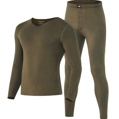 无痕德绒自发热情侣保暖内衣套装