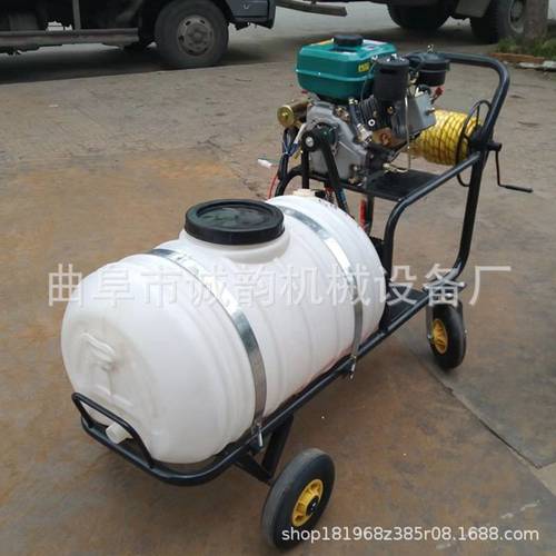 手推式100L200L 300L柴油打药机电启动 农用汽油动力打药机