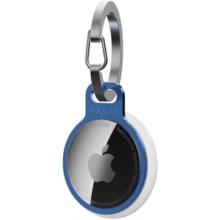 laylion适用苹果airtag防丢器铝合金固定环不锈钢防丢钥匙扣环圈