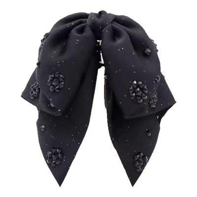 赫本风蝴蝶结抓夹马尾夹