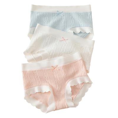 棉奇熊A类纯棉女童发育期内裤