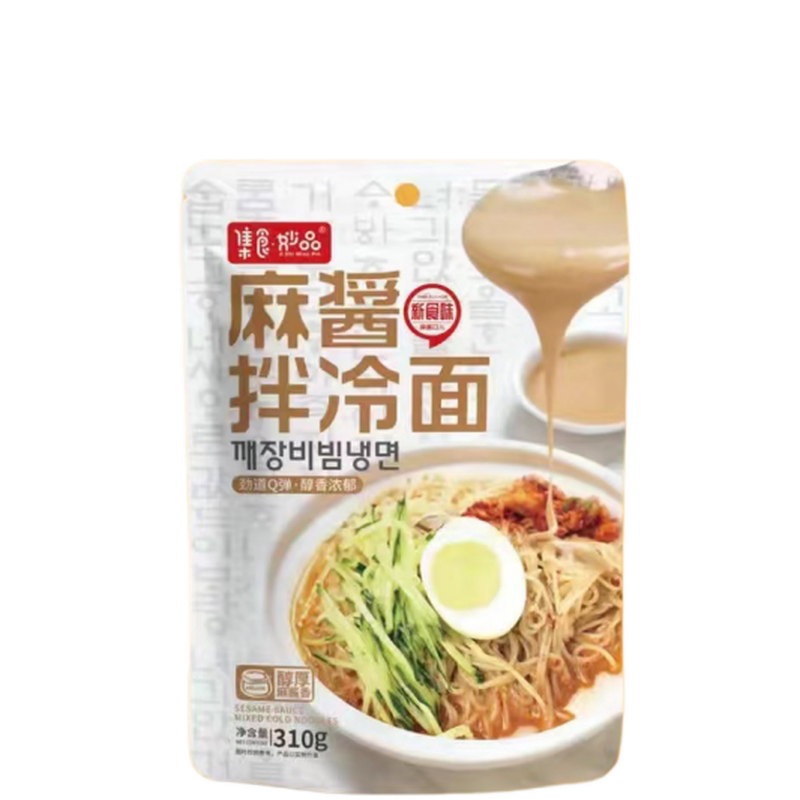 集食妙品沈阳麻酱拌冷面310克袋装速食劲道方便优选酸甜口味美食