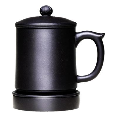 高档简约办公茶杯宜兴紫砂杯男士