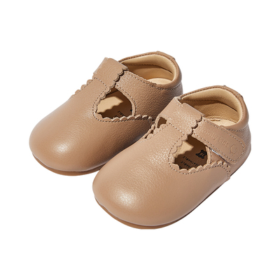 真皮学步鞋小羊沃利透气软底女童
