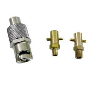 船舶挂针式油嘴钩接式黄油枪头十字牛油咀注油嘴座纯铜镀镍旋转式