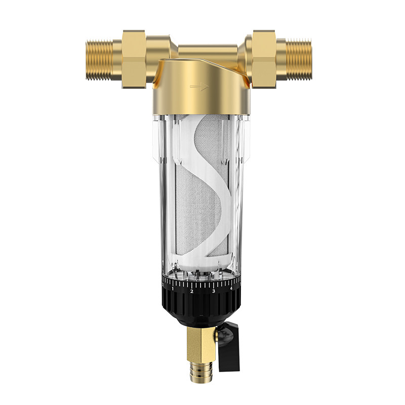 自来水净水器前置过滤器家用虹吸反冲洗铜大流量井水管塔全屋过滤