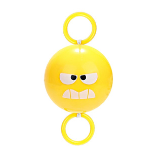 旋转发光飞轮拉哨球玩具益智锻炼手眼协调拉绳线拉响飞球男孩