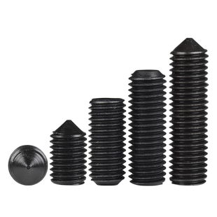 12.9级紧定螺丝机米内六角螺钉凹端平端无头基米顶丝m2m3m4m5m6m8