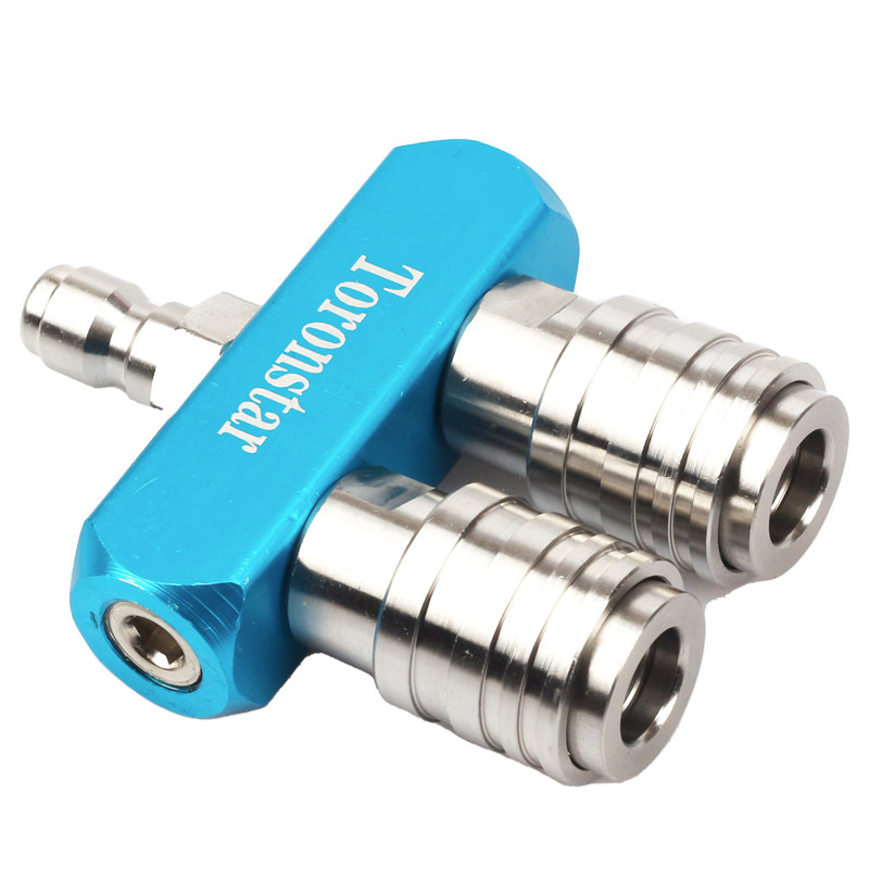 小亿高压清洗机双喷头转接杆一分洗车水枪