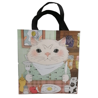 外卖无纺布服装袋牛皮纸定做logo