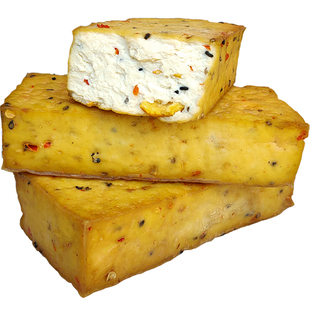 千岛湖特产腊豆腐黄豆制品干货鲜嫩香干农家手工淳安辣豆腐干3块