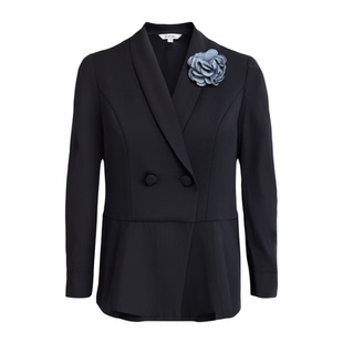 工作服春秋冬季女美容院气质高端客服西装外套前台珠宝店职业装