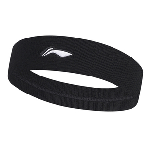 李宁运动发带止汗吸汗导汗女男防汗头戴跑步羽毛球儿童额头健身款