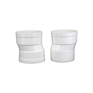 50 75 110PVC管道偏置直接头单向双向偏置直接 管道移位接头