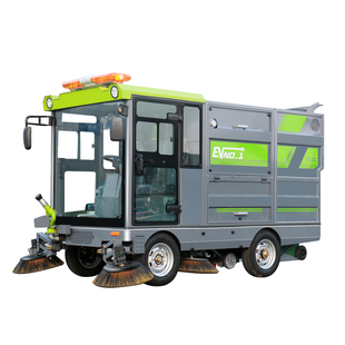 菱狮S20驾驶式扫地机工厂扫地车物业道路环卫电动清扫车双背挂桶