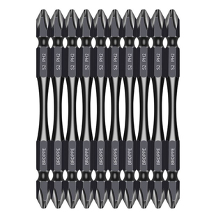 德国精工电动螺丝刀批头十字高硬度强磁铁磁圈一字防滑钨钢