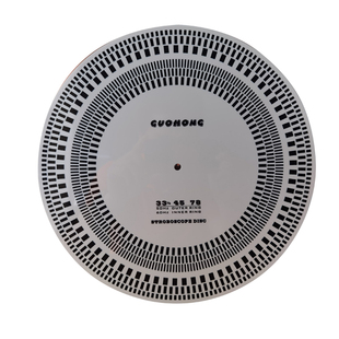 唱头校准盘 LP黑胶规尺 唱机测速盘 唱针唱头角度校准盘/超距检测