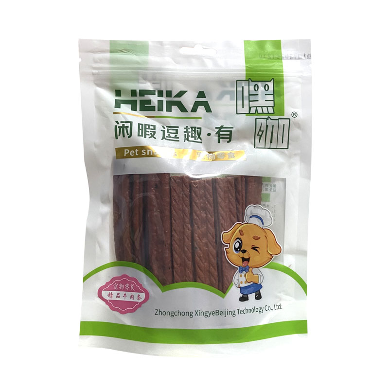 嘿咖精品牛肉条360g宠物零食