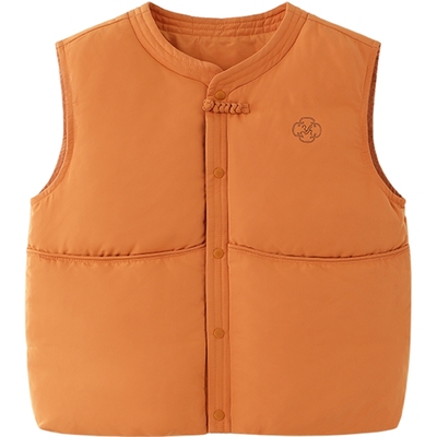 英氏羽绒马甲男童冬季外穿上衣