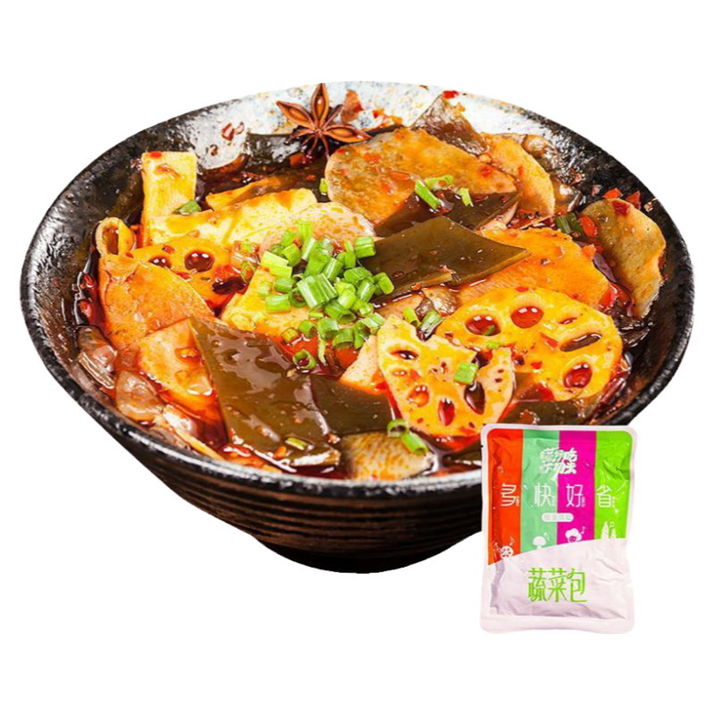四川火锅袋装蔬菜配菜包装真空宿