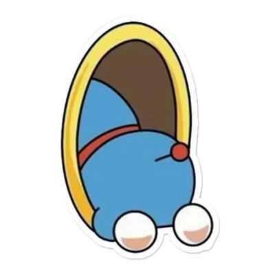 【线条小狗】遮丑补洞墙贴