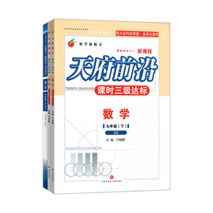 2026新版天府前沿九年级下册上册数学北师大版物理教科版课时三级达标初中同步训练辅导资料练习册