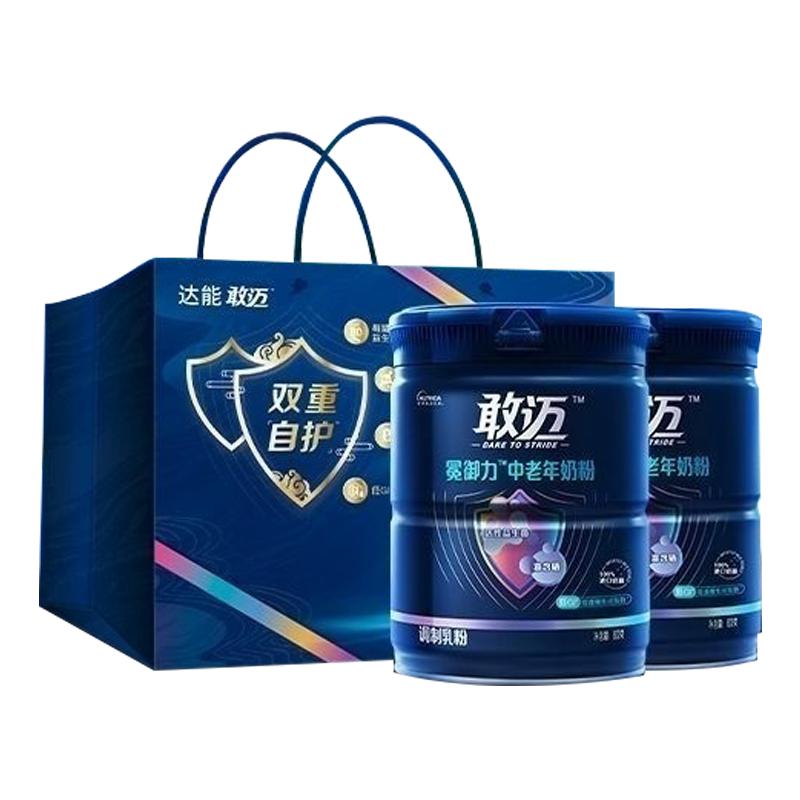 27.1月敢迈中老年牛奶粉800g*6罐