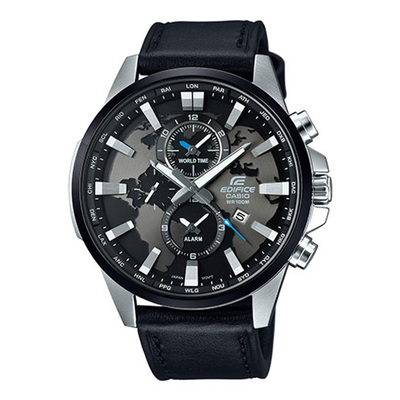 卡西欧手表太阳能石英防水男表