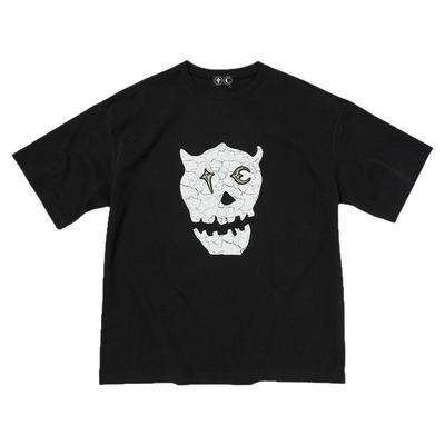 THUGCLUB暗黑街头骷髅图案T恤