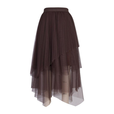 婉甸长裙网纱裙通勤A版半身裙