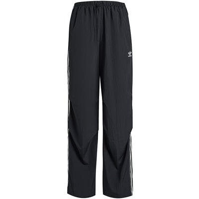 滔搏adidas阿迪达斯三叶草女子梭织宽松伞裤运动休闲长裤KF9615