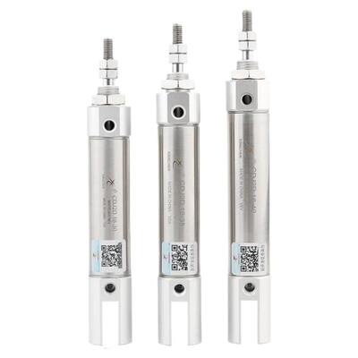 星辰气动不锈钢小型迷你气缸CDJ2D16-10/15/20/40/75/150BU型双耳