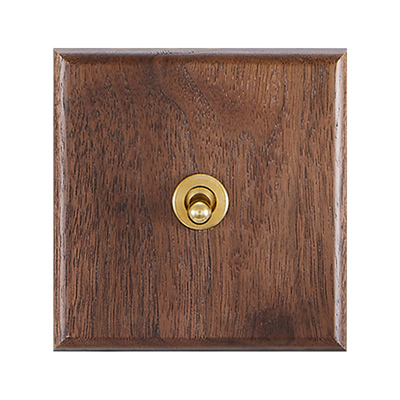 汉王黑胡桃木86型开关插座