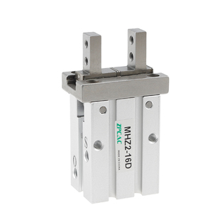 气动手指气缸HFZL2小型夹具平行气爪MHZ2-16D/10D/20D/25D/32D/40