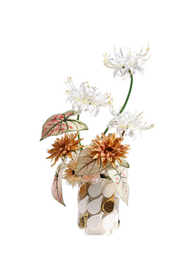 妖及现代轻奢插花艺术摆件