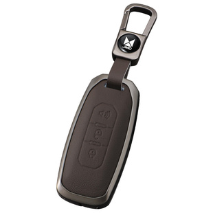 22/23款江铃福顺钥匙套E路顺特顺车遥控金属保护壳宝典皮革全包扣