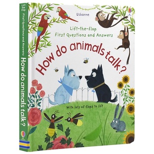 Usborne Lift-the-Flap First Questions and Answers 幼儿启蒙问与答 儿童百科翻翻书 英文版十万个为什么 英文原版进口