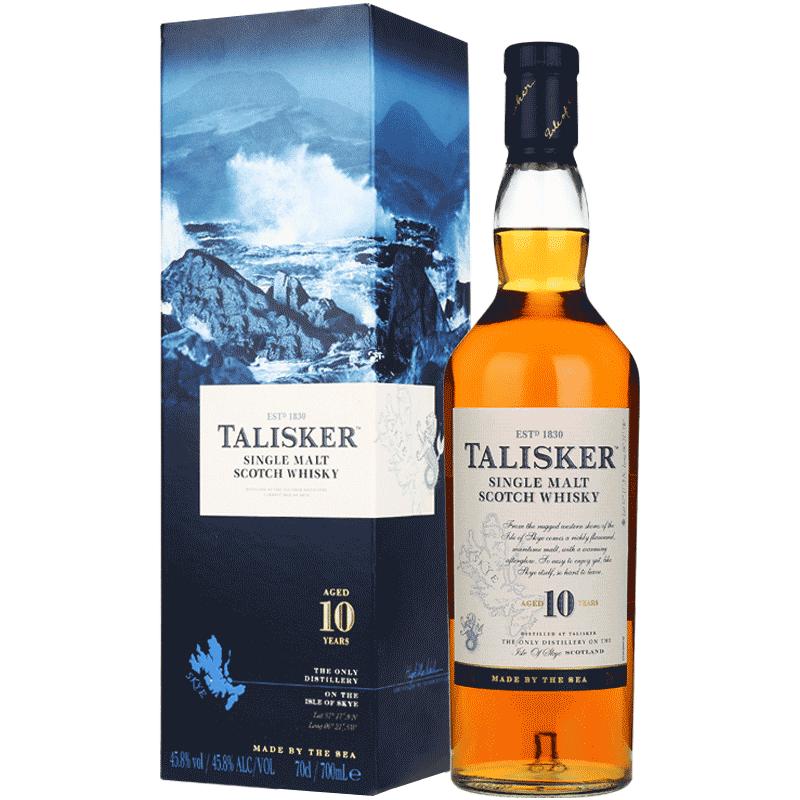 御玖轩 Talisker泰斯卡10年700ml单一麦芽苏格兰威士忌进口洋酒