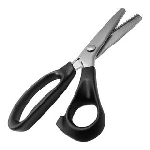 花边剪刀家用锯齿裁缝手工剪刀DIY大波浪花纹狗牙三角锁边专用剪