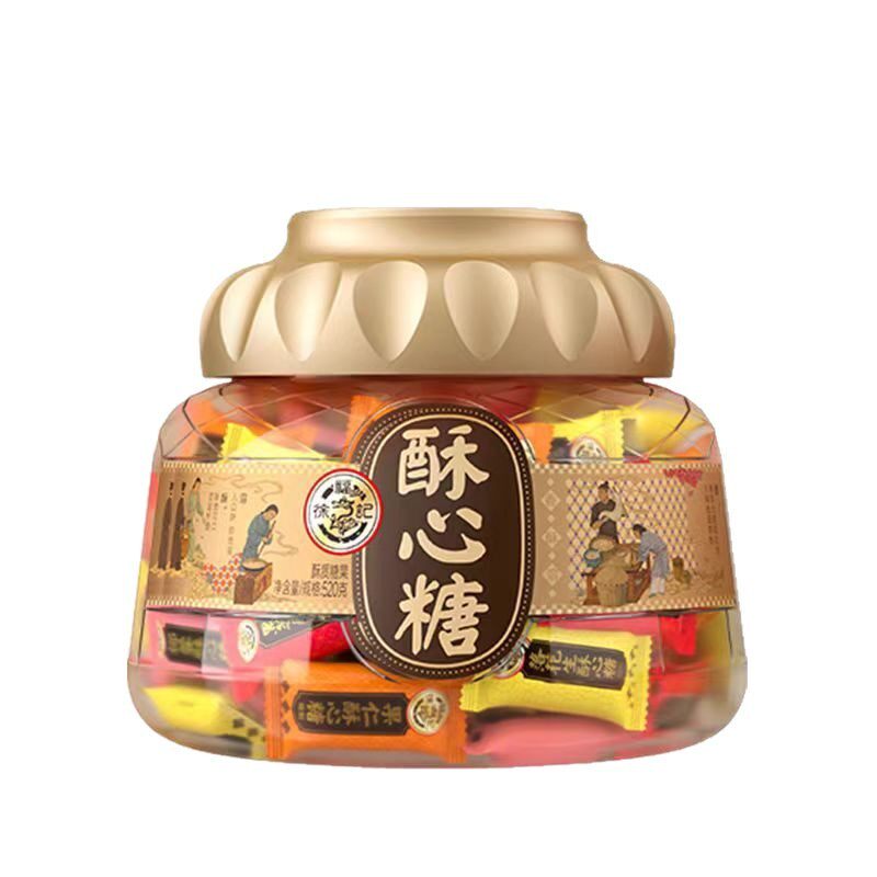 徐福记香酥溶酥心糖桶装零食糖果