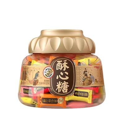 徐福记香酥溶酥心糖桶装零食糖果
