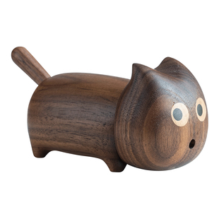 牙签盒2026新款轻奢高级高颜值牙签筒家用实木牙签罐创意餐桌摆件