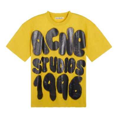 ACNE STUDIOS 春夏新款男士字母短袖圆领T恤银泰百货精品 301574